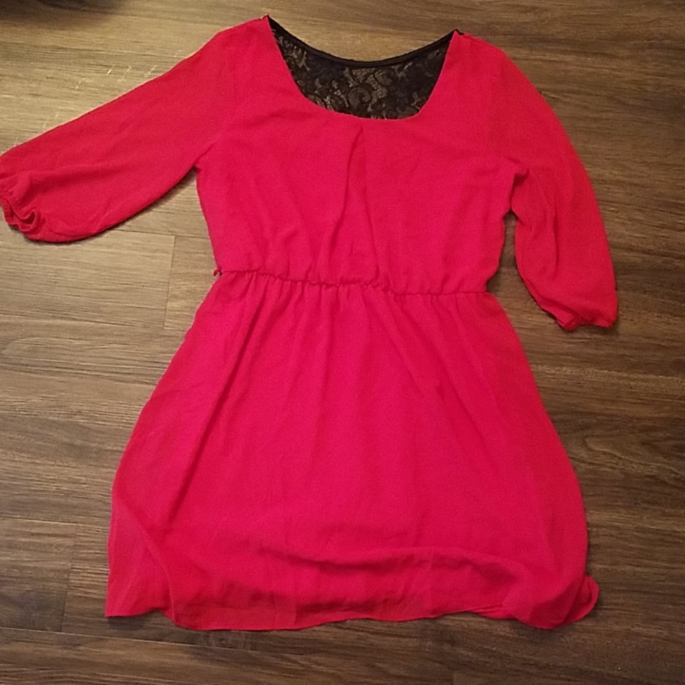 Red dress